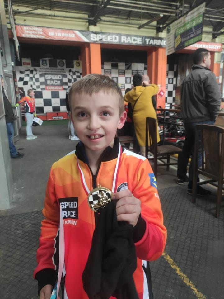 Paweł Hyży’s first race and first medal. 🏁🥉